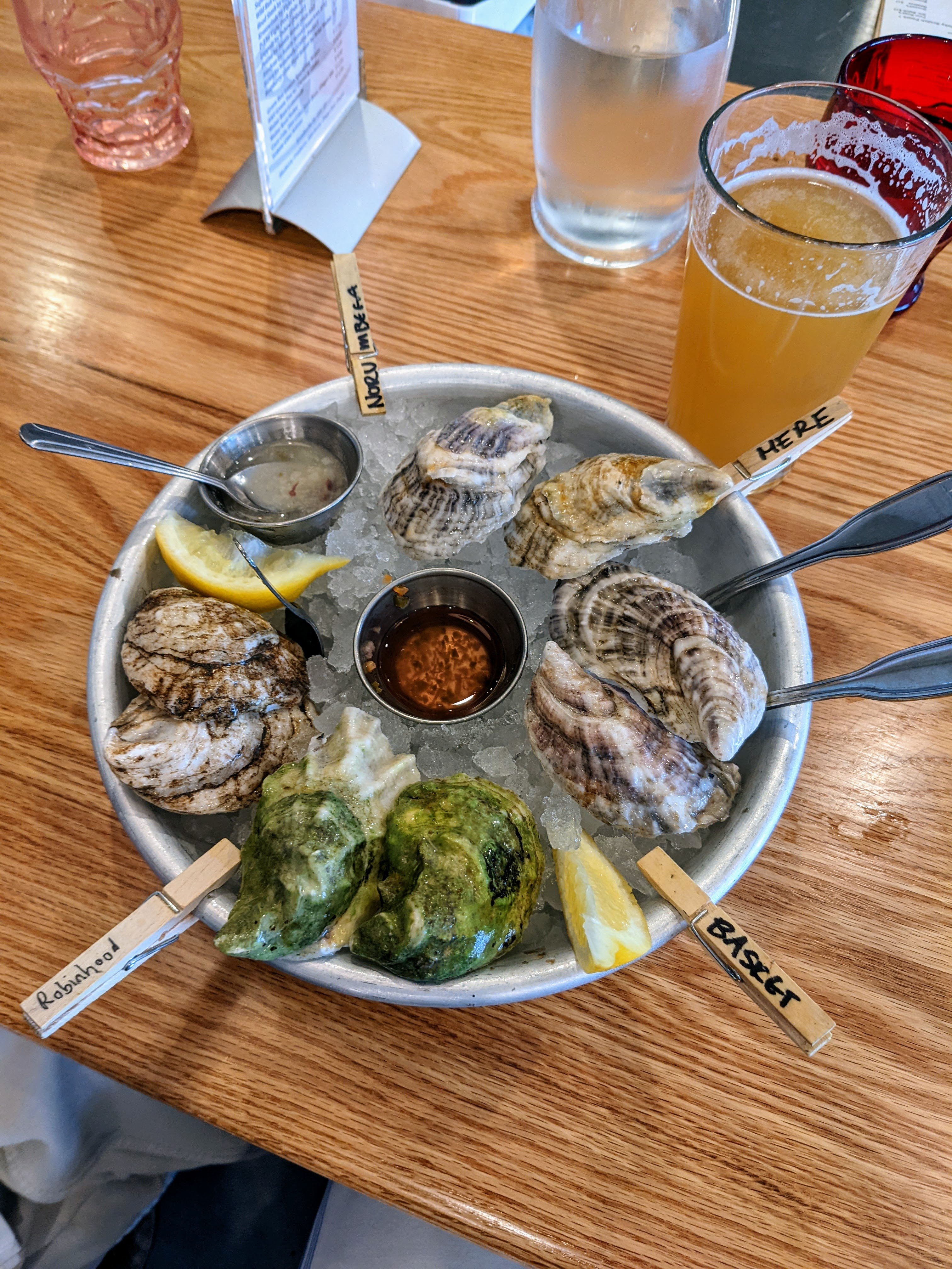 Oysters at SoPo Seafood